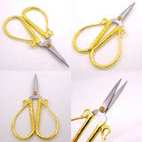 1Pcs Stainless Steel Scissors European Retro Classic Craft Sewing Handicraft Sci