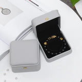 1Pcs Bracelet Jewelry Box 9x9x5cm Wedding Crown Buckle Bangle Green/Rose Gold/Na