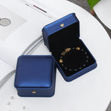 1Pcs Bracelet Jewelry Box 9x9x5cm Wedding Crown Buckle Bangle Green/Rose Gold/Na