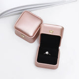 1Pcs Crown Buckle Jewelry Box 5.8x5.8x4.5cm Rose Gold/Navy Blue/Green/White