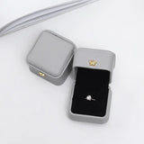 1Pcs Crown Buckle Jewelry Box 5.8x5.8x4.5cm Rose Gold/Navy Blue/Green/White