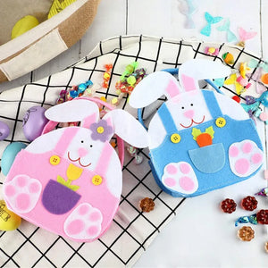 Felt Easter Basket Handbag Bunny Candy Bag Gift Cookie Packaging Box
