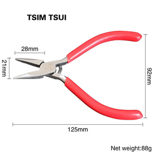 Flat Nose Pliers Carbon Steel Nylon Jaw Pliers