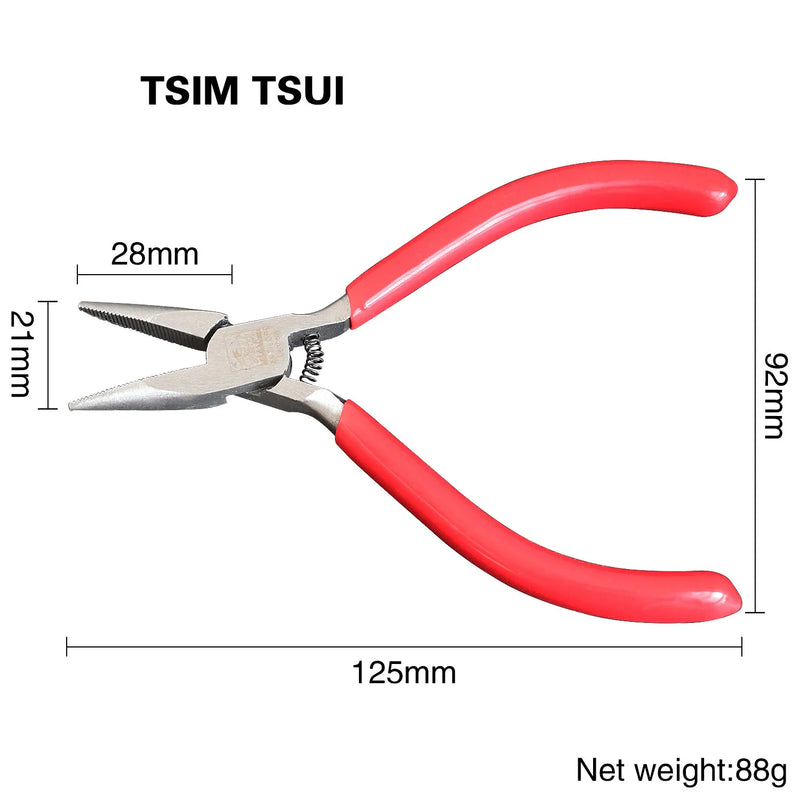 Flat Nose Pliers Carbon Steel Nylon Jaw Pliers