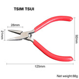 Flat Nose Pliers Carbon Steel Nylon Jaw Pliers