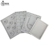 1Pcs Flocked Bead Board Jewelry Making Tray Craft DIY Tool