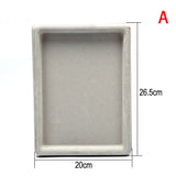 1Pcs Flocked Bead Board Jewelry Making Tray Craft DIY Tool