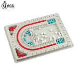 1Pcs Flocked Bead Board Jewelry Making Tray Craft DIY Tool