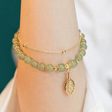 Women's Hetian Jade Bracelet Double Layer Jewelry