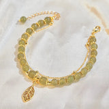 Women's Hetian Jade Bracelet Double Layer Jewelry