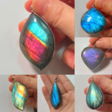 Labradorite Natural Stone Pendant for Necklace
