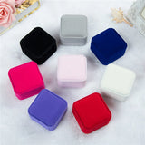 Velvet Jewelry Gift Box for Necklace Bracelet Wedding Engagement