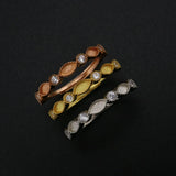 Breast Milk Resin Ring Setting 925 Sterling Silver Rose Plated 2x4MM Bezel