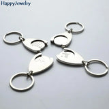 1Pcs Shopping Cart Pluggable Key Chain For Car Key Ring