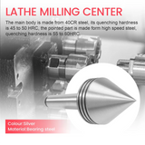 1Pcs Lathe Milling MT2 Live Revolving Medium Lathe Machine Tool