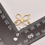 18K Gold-Plated Flower Shape Pendant JA0134
