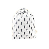 19x24cm Linen Cotton Jewelry Bags Drawstring Pouches