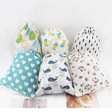 19x24cm Linen Cotton Jewelry Bags Drawstring Pouches