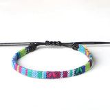 1Pcs Love Braided Bracelet Jewelry Rainbow Anklet Fashionable and LGBT Rope