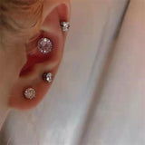 Magnet Zircon Ear Cuff Clip Earrings Women Party Jewelry