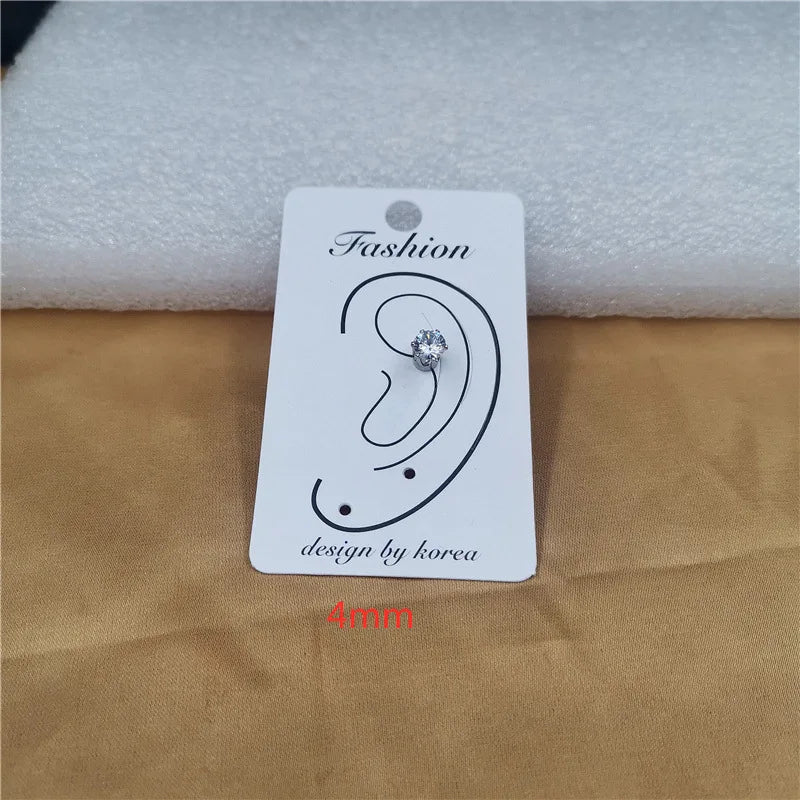 Magnet Zircon Ear Cuff Clip Earrings Women Party Jewelry