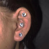 Magnet Zircon Ear Cuff Clip Earrings Women Party Jewelry