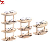 Wood Glasses Display Stand Multilayer Anime Jewelry Doll Sunglasses Show