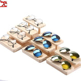 Wood Glasses Display Stand Multilayer Anime Jewelry Doll Sunglasses Show