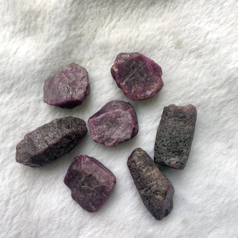 Natural Ruby Raw Rubin Gem Healing Gem Stone Speciment 20-26mm