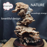 1Pc Alxa Gobi Fengling Stone Living Room Decoration Natural Raw Stone Boutique