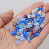 5-Pointed Star Opal Beads Pendant DIY Jewelry Necklace Earrings Bracelet