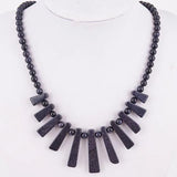 Natural Stone Jewelry Lapis Lazuli Attractive Necklace T036