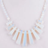 Natural Stone Jewelry Lapis Lazuli Attractive Necklace T036