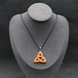 Irish Celtic Knot Tiger Eye Crystal Pendant for Jewelry Making