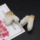 Coral Irregular Pendant for DIY Jewelry Making