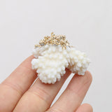 Coral Irregular Pendant for DIY Jewelry Making