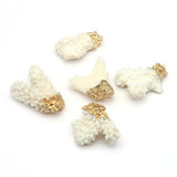 Coral Irregular Pendant for DIY Jewelry Making