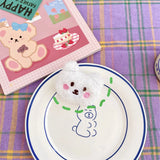 Brown Pink Plush Animal Bear Lapel Brooch for Women Kids Backpack
