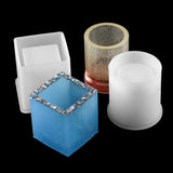 1Pcs Mixed Style Crystal Silicone Pen Holder Molds for DIY Jewelry Making