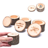 Personalized Ring Box Wooden Wedding Ring Holder