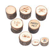 Personalized Ring Box Wooden Wedding Ring Holder