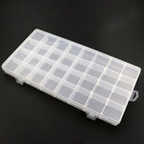 Plastic Transparent Jewelry Beads Storage Organizer Ring Earrings
