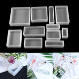 Polygon Silicone Plant Specimen Mould Resin Mold for DIY Jewelry Making