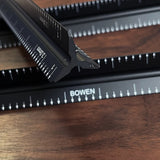 1Pcs Leather Multifunction Alloy Ruler Tool for Leathercraft