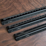 1Pcs Leather Multifunction Alloy Ruler Tool for Leathercraft
