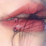 Punk Titanium Steel Devil's Eye Lip Ring Piercing Body Jewelry