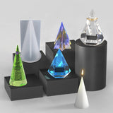 Ring Holder Cone Resin Molds Pyramid Silicone Mold For Resin Casting