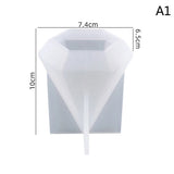 Ring Holder Cone Resin Molds Pyramid Silicone Mold For Resin Casting