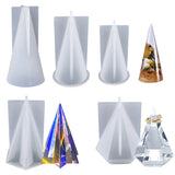 Ring Holder Cone Resin Molds Pyramid Silicone Mold For Resin Casting