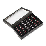 Ring Jewellery Display Storage Box Square Tray Organiser Earring Holder
